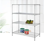 Commercial Stainless Steel Wire Storage Shelf Rack For Hotel Restaurant Home Supermarket Used Food Rack Shelf