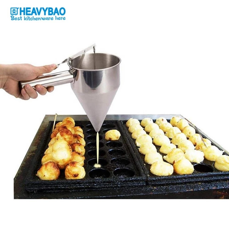 High Quality Hotel Restaurant Cooking Equipment Stainless Steel Oil Confectionery Funnel Dispenser Oil Funnel