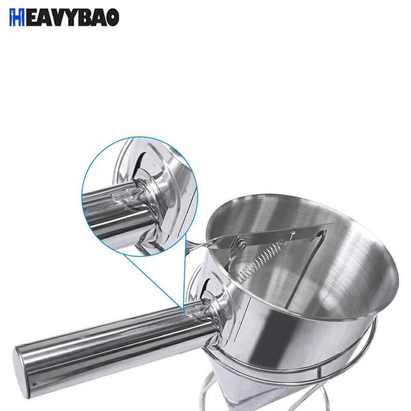 Detachable Stainless Steel Manuel Batter Dispenser Detachable Cupcake Kitchen Utensils Gadget Takoyaki Dispenser Funnel