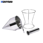 Detachable Stainless Steel Manuel Batter Dispenser Detachable Cupcake Kitchen Utensils Gadget Takoyaki Dispenser Funnel