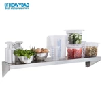 Commercial Restaurant Stainless Steel Floating Kitchen Wall Mounted Shelf High Productivity for Catering Equipment