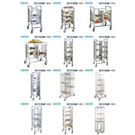 Heavybao Customized Stainless Steel Storage Rack Cart Hotel Equipment for GN Pans Kitchen Machines