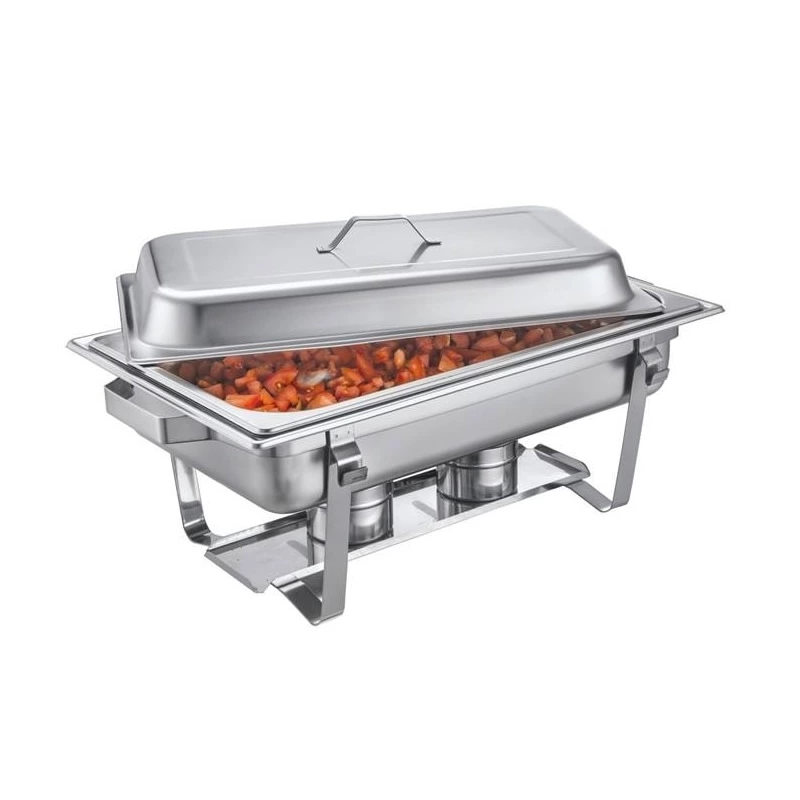 Used Food Economic Stainless Steel Chafing Dish Pot Commercial Food Warmer Buffet Set For Catering Equipment