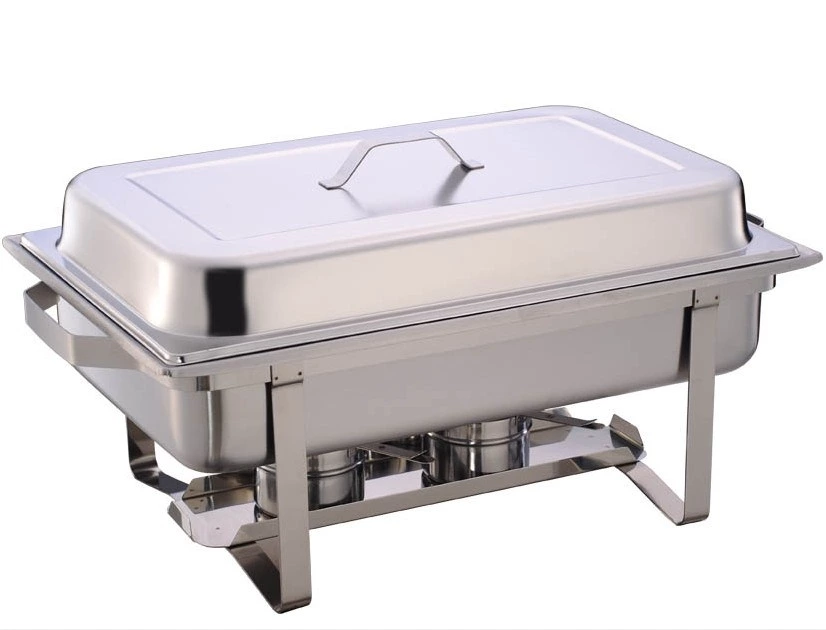 Commercial Stainless Steel Chafing Dish Warmer Professional Food Buffet Used in Hotels New Condition