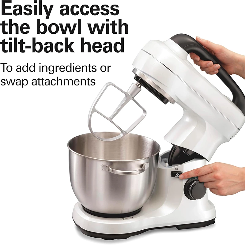 Kitchen factory supplier home  bowl stand food mixer machine electric stainless steel dough mixer