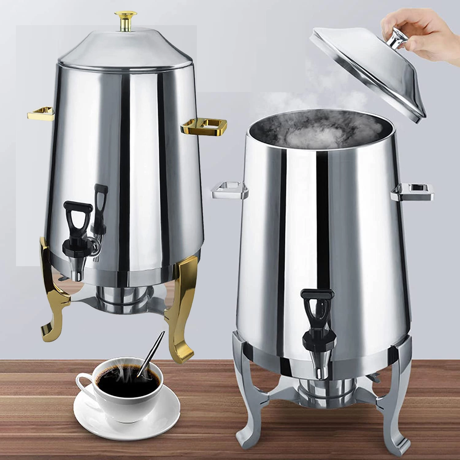 Commercial Acrylic Drink Dispenser Heavy Duty Catering Equipment for Buffet for Fruit Juice Dispensation