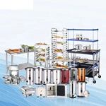 Heavybao Hotel Restaurant Kitchen Assembling Stainless Steel Rack Gn Pan Cart With Worktable
