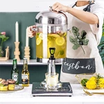 Beer Beverage Dispenser Liquor Dispenser with Ice Container for Liquor Wine Juice Beverage Home Party Bar
