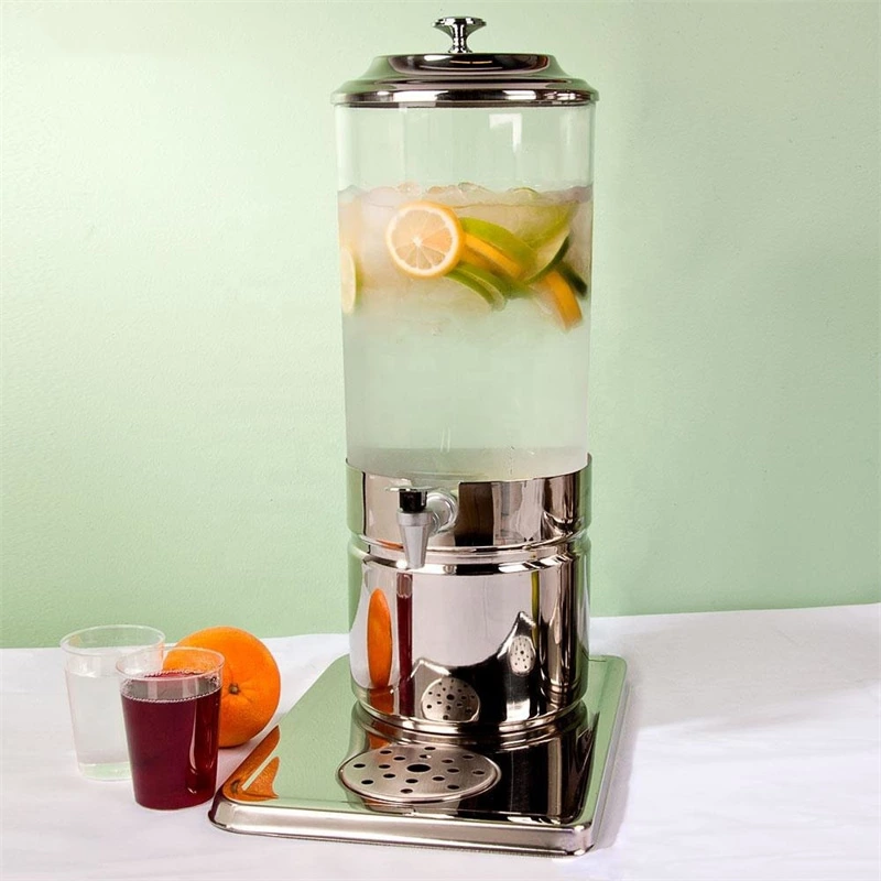 Modern Stainless Steel Legs Juice Dispenser for Buffet High Productivity New Condition for Hotels and Restaurants