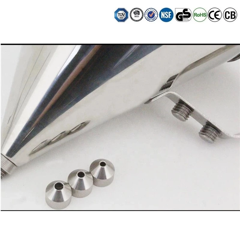 New Design Stainless Steel Kitchen Machine Funnel for Oil