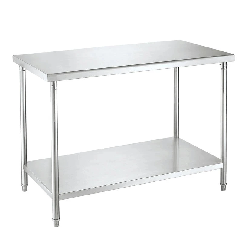 Adjustable Kitchen Work Table H Stainless Steel Table For Prep Commercial Heavy Duty Table