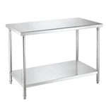 Adjustable Kitchen Work Table H Stainless Steel Table For Prep Commercial Heavy Duty Table
