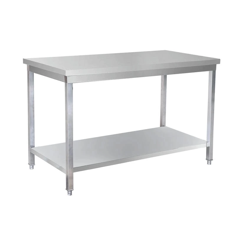Adjustable Kitchen Work Table H Stainless Steel Table For Prep Commercial Heavy Duty Table
