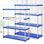 Commercial GN Pan Storage Rack Stainless Steel Adjustable Kitchen Shelf for Food Restaurant and Hotel Kitchen Use