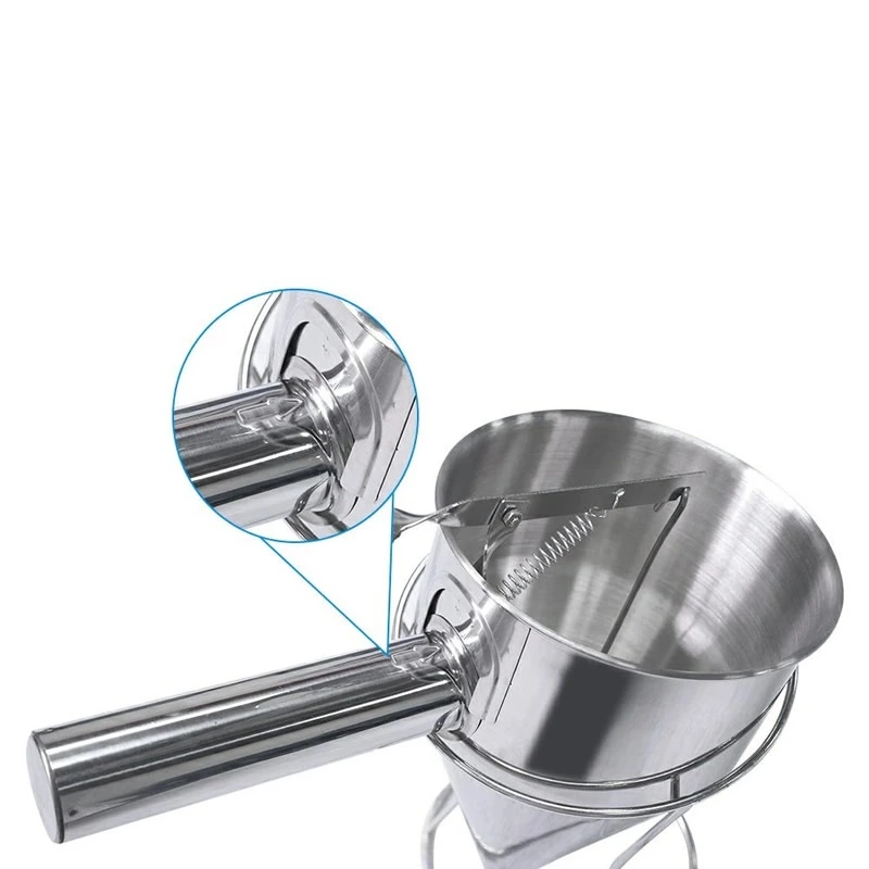 Detachable Stainless Steel Manuel Batter Dispenser Detachable Cupcake Kitchen Utensils Gadget Takoyaki Dispenser Funnel