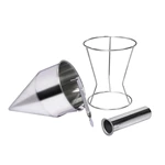 Detachable Stainless Steel Manuel Batter Dispenser Detachable Cupcake Kitchen Utensils Gadget Takoyaki Dispenser Funnel
