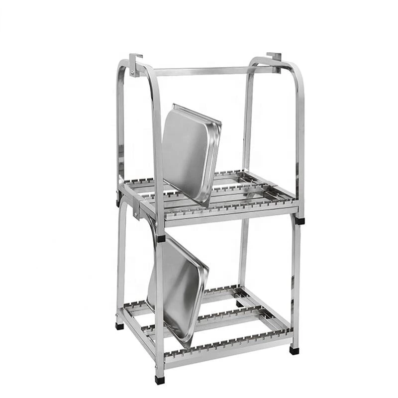 Stainless Steel Wall-Mounted Hanging Shelf Sustainable Kitchen Storage Rack for Restaurant Use Plate Holder for Hotels