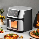 Premium Digital Air Fryer with Viewing Window