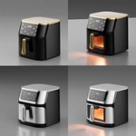 Premium Digital Air Fryer with Viewing Window